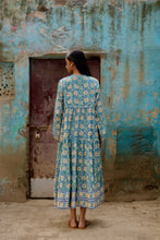 Load image into Gallery viewer, the Thyme maxi - green & yellow floral