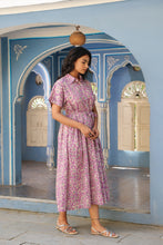 Load image into Gallery viewer, the PARSLEY MIDI dress - lavender floral