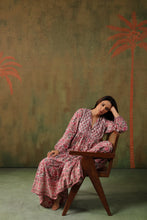 Load image into Gallery viewer, The Thyme Dress - white & pink floral