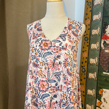 Load image into Gallery viewer, the JASMINE midi - white w/ pink brown floral