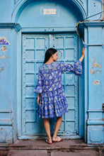Load image into Gallery viewer, the STEVIA dress - blue floral