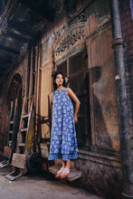Load image into Gallery viewer, the KAFFIR midi - blue floral