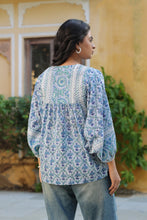 Load image into Gallery viewer, the MINT top - grey floral