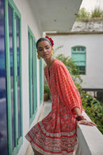 Load image into Gallery viewer, the CHILLI mini - coral and pink floral