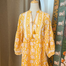 Load image into Gallery viewer, The WASABI midi - yellow with white floral