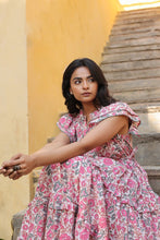 Load image into Gallery viewer, the CILANTRO midi - white with pink floral