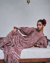 Load image into Gallery viewer, The CHILLI maxi - brown with red and pink floral
