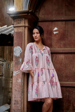 Load image into Gallery viewer, the STEVIA dress - soft pink with butas