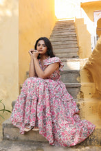 Load image into Gallery viewer, the CILANTRO midi - white with pink floral