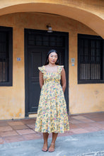 Load image into Gallery viewer, The PAPRIKA dress - yellow floral