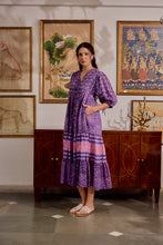 Load image into Gallery viewer, the CHILLI maxi - purple & pink floral
