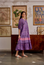 Load image into Gallery viewer, the CHILLI maxi - purple & pink floral