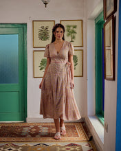 Load image into Gallery viewer, The CASSIA MAXI wrap dress - soft summer floral