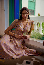 Load image into Gallery viewer, The CASSIA MAXI wrap dress - soft summer floral