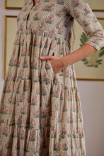 Load image into Gallery viewer, The Pepper Maxi - soft green stripes