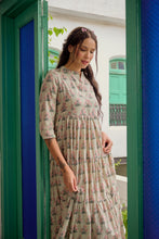 Load image into Gallery viewer, The Pepper Maxi - soft green stripes