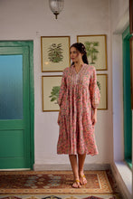 Load image into Gallery viewer, The WASABI midi - soft pink floral