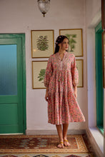 Load image into Gallery viewer, The WASABI midi - soft pink floral