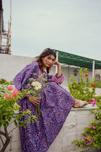 Load image into Gallery viewer, The WASABI midi - purple & pink floral