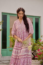Load image into Gallery viewer, the CHILLI maxi - white & purple floral