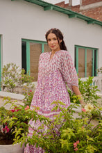 Load image into Gallery viewer, the CHILLI maxi - white & purple floral