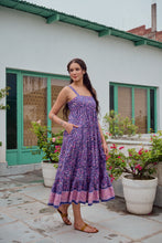 Load image into Gallery viewer, the SENF maxi - purple floral