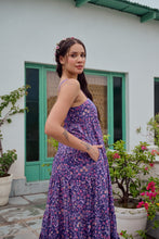 Load image into Gallery viewer, the SENF maxi - purple floral