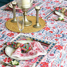 Load image into Gallery viewer, BREMEN Table cloth - hand block printed
