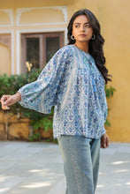 Load image into Gallery viewer, the MINT top - grey floral
