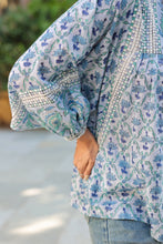 Load image into Gallery viewer, the MINT top - grey floral
