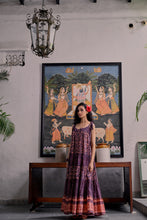 Load image into Gallery viewer, the SAGE Maxi - vintage NAVY with red butis
