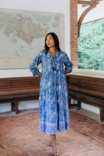 Load image into Gallery viewer, The Thyme Dress - blue floral
