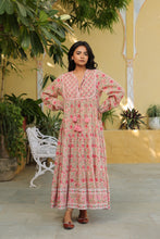 Load image into Gallery viewer, The Thyme Dress - pink floral
