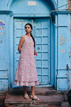 Load image into Gallery viewer, the KAFFIR midi - soft pink floral
