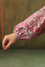Load image into Gallery viewer, The Thyme Dress - white &amp; pink floral
