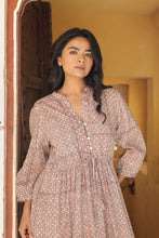 Load image into Gallery viewer, the CAJUN dress - beige floral
