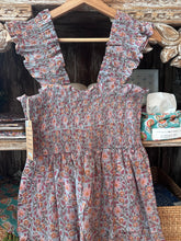 Load image into Gallery viewer, The PAPRIKA dress - grey with mauve floral
