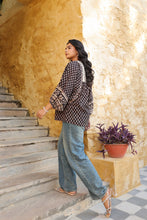 Load image into Gallery viewer, the MINT top - black bagru
