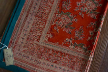 Load image into Gallery viewer, GIETHOORN’ Table cloth - block printed vintage orange
