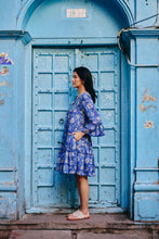 Load image into Gallery viewer, the STEVIA dress - blue floral
