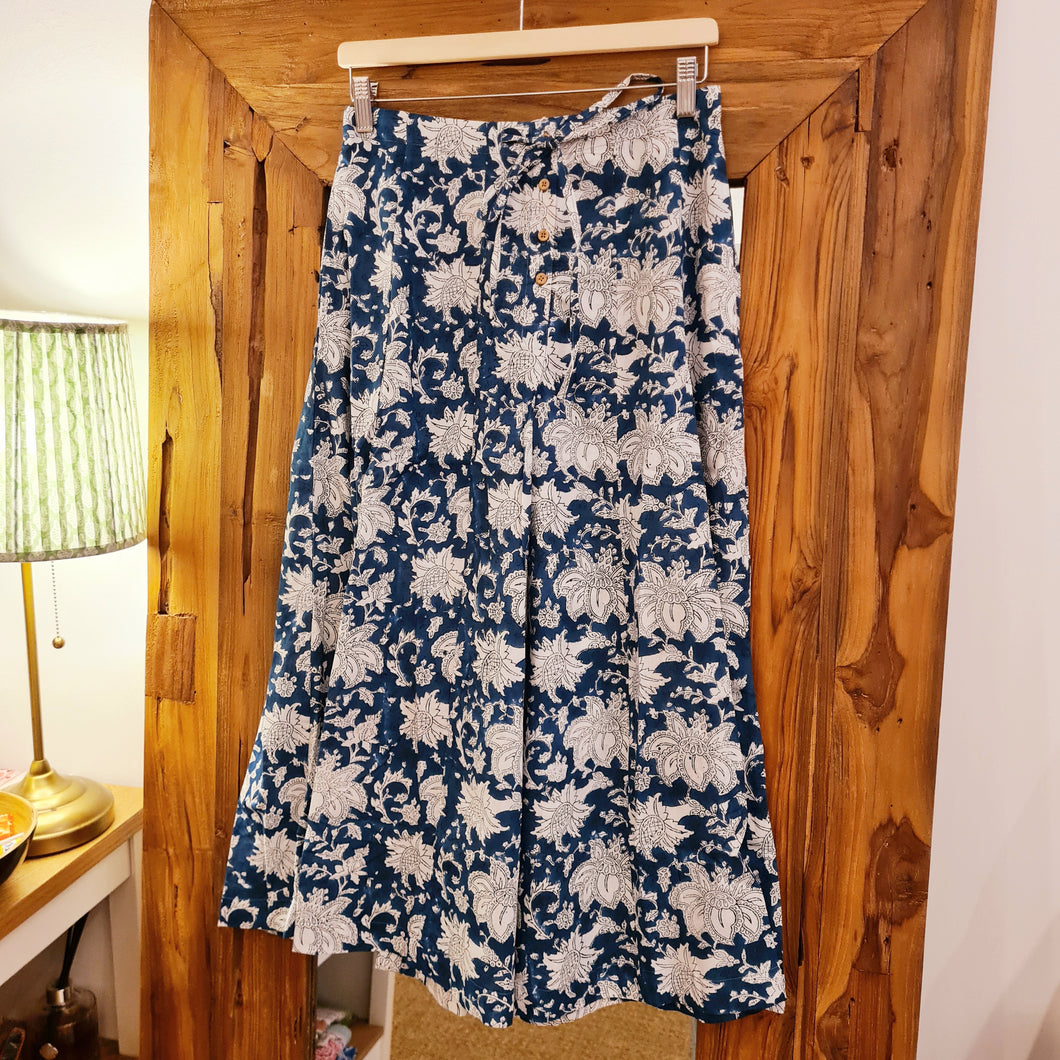Rhubarb flared culottes - Dark Navy