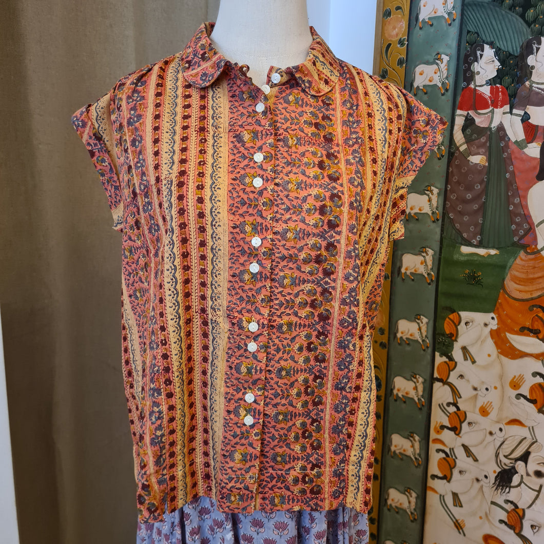 Sesame top - vintage rose