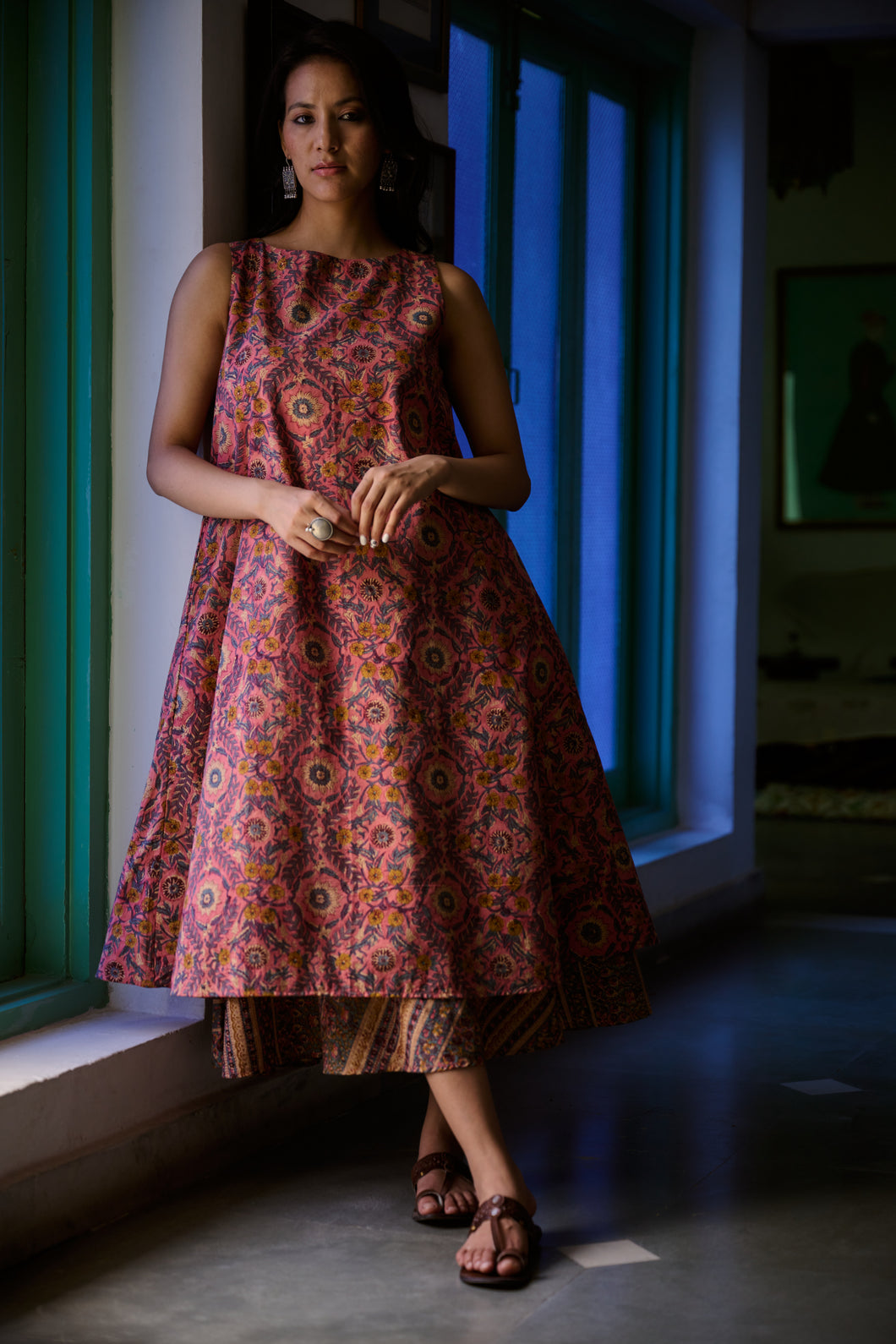 the KAFFIR midi- vintage rose