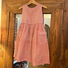 Load image into Gallery viewer, Kids Sleeveless dress  - soft pink butis
