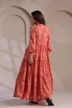 Load image into Gallery viewer, The Pepper Maxi - Coral &amp; pink floral
