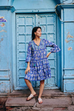 Load image into Gallery viewer, the STEVIA dress - blue floral
