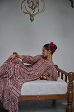 Load image into Gallery viewer, The CHILLI maxi - brown with red and pink floral
