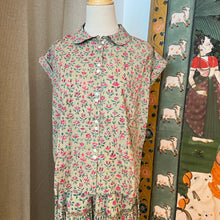 Load image into Gallery viewer, Sesame top - pea green w/ fuchsia
