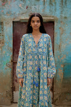 Load image into Gallery viewer, the Thyme maxi - green &amp; yellow floral
