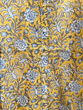 Load image into Gallery viewer, the HONEY top - yellow floral jaal

